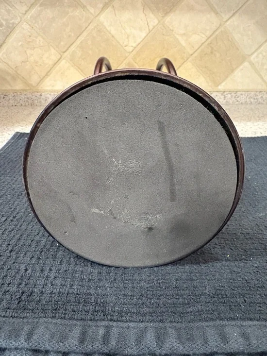 Toilet Paper Holder Freestanding Modern Bathroom Accessory Rustic Bronze - Picture 4 of 5